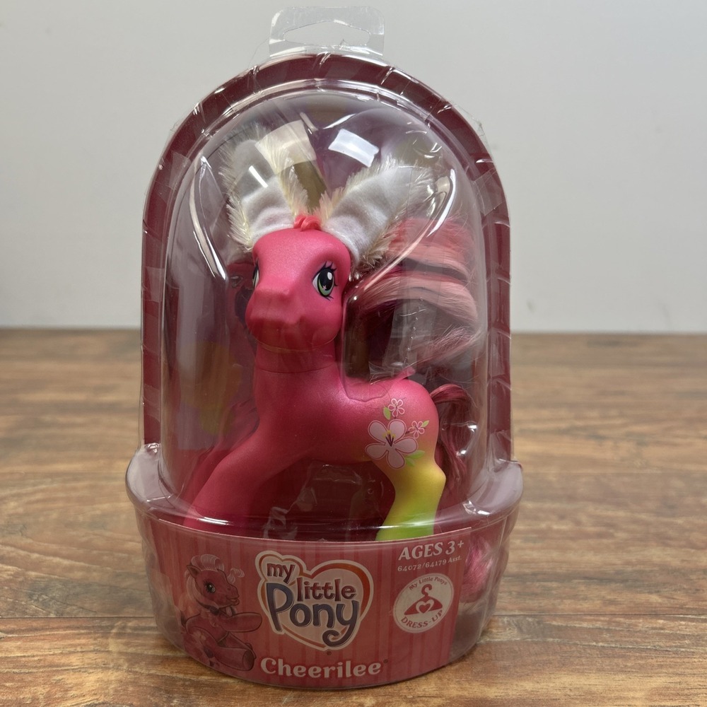2007 G3 My Little Pony Cheerilee Spring Bunny Ears Easter Egg Box Pink MIB NOS